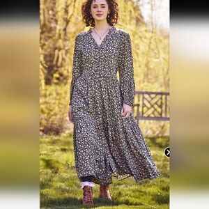 April Cornell, maxi dress.\n Size, small.